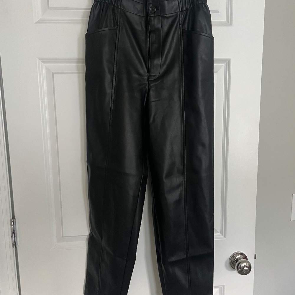 Black Leather Pants